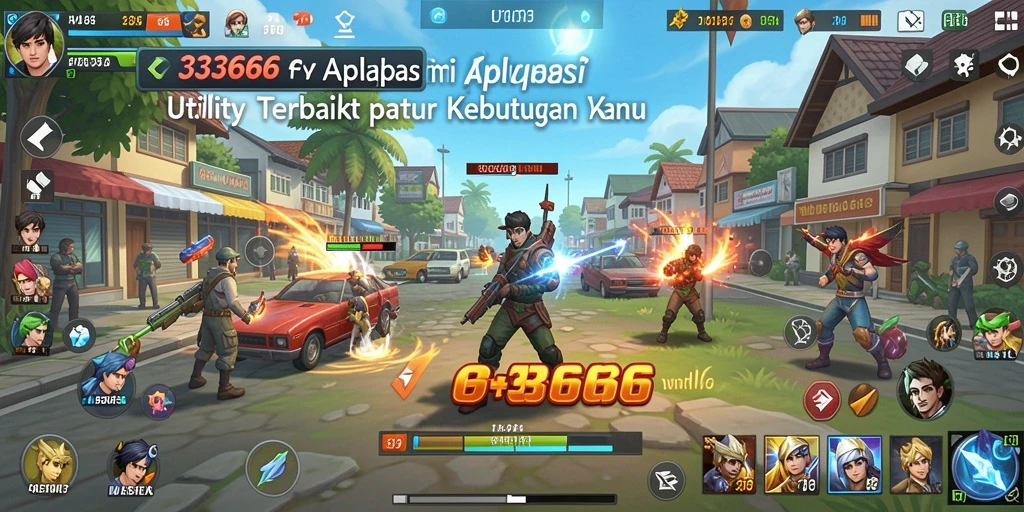 Screenshot utama 333666 menunjukkan antarmuka aplikasi Utility yang sederhana dan efektif.