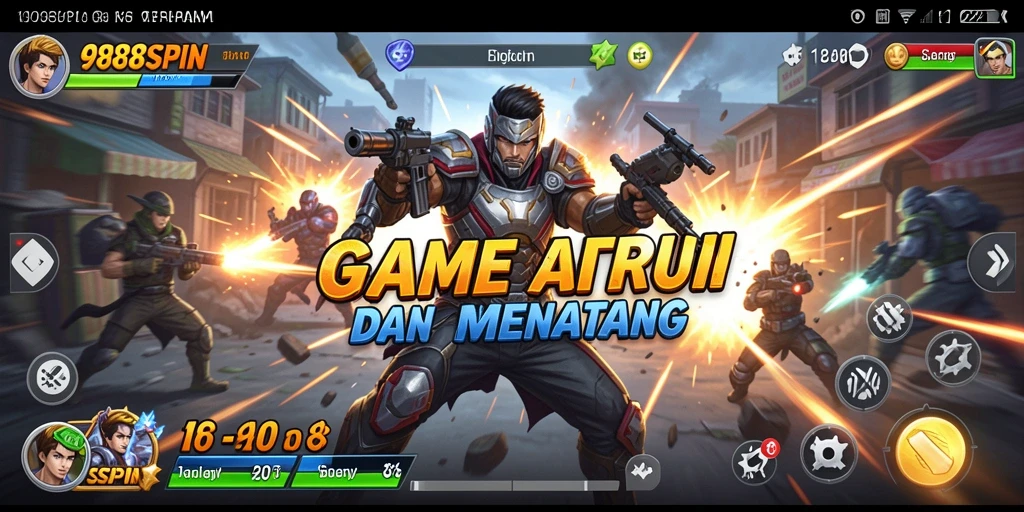 Tangkapan layar menampilkan aksi mendebarkan dalam permainan 988SPIN.