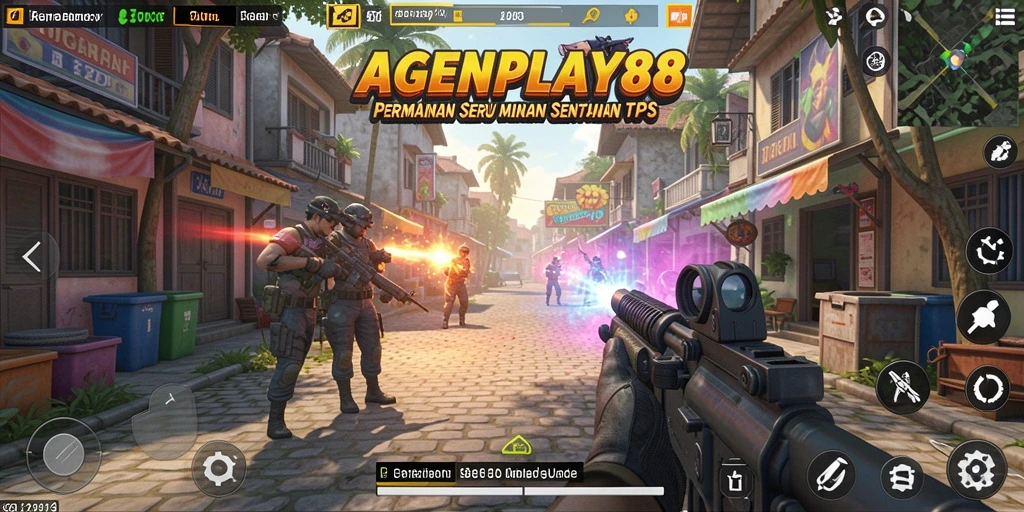 Tampilan gameplay AGENPLAY88 dengan aksi menegangkan dan grafis yang memukau.