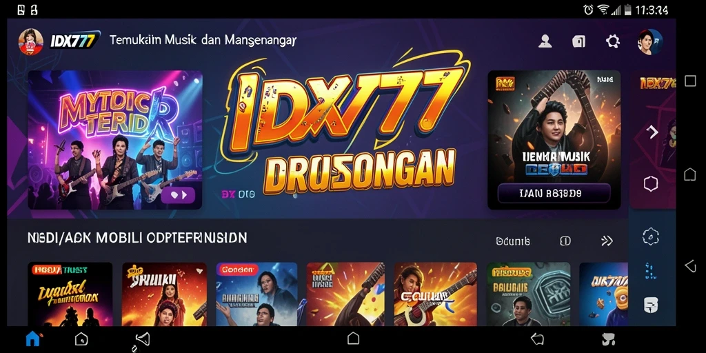 Tampilan gameplay IDX777 yang interaktif dan penuh warna.