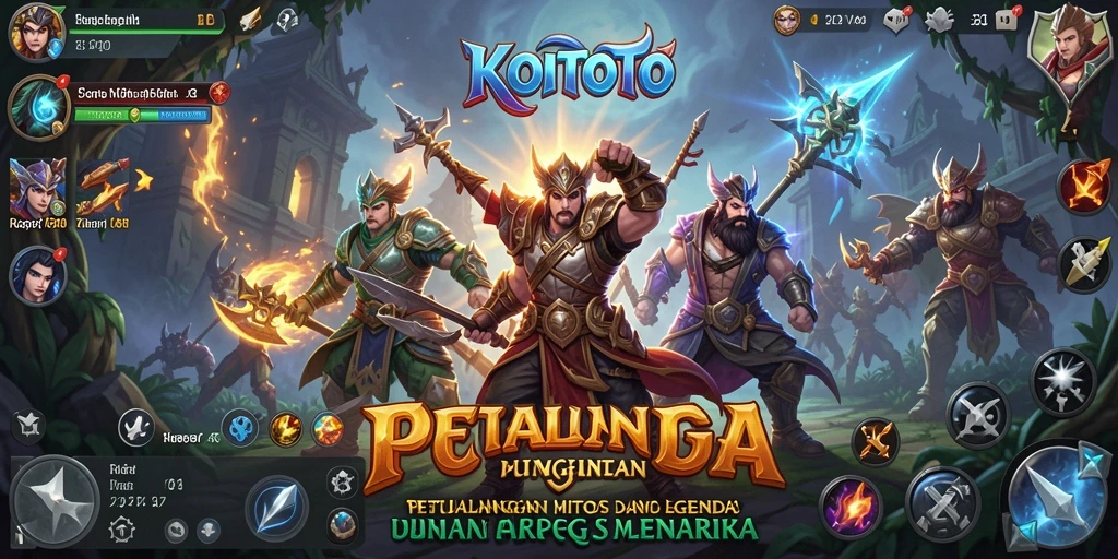 Tampilan gameplay KOITOTO yang menampilkan aksi seru dan pertarungan epik.