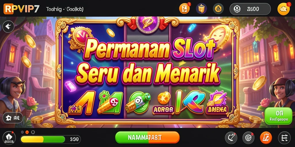 Tampilan menarik dari gameplay RPVIP7 dengan efek visual yang memukau.