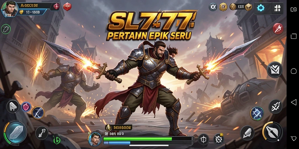 Gameplay SL777 yang intens dalam pertarungan Fighting.